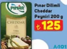 PINAR DİLİMLİ CHEDDAR PEYNİRİ 200 G